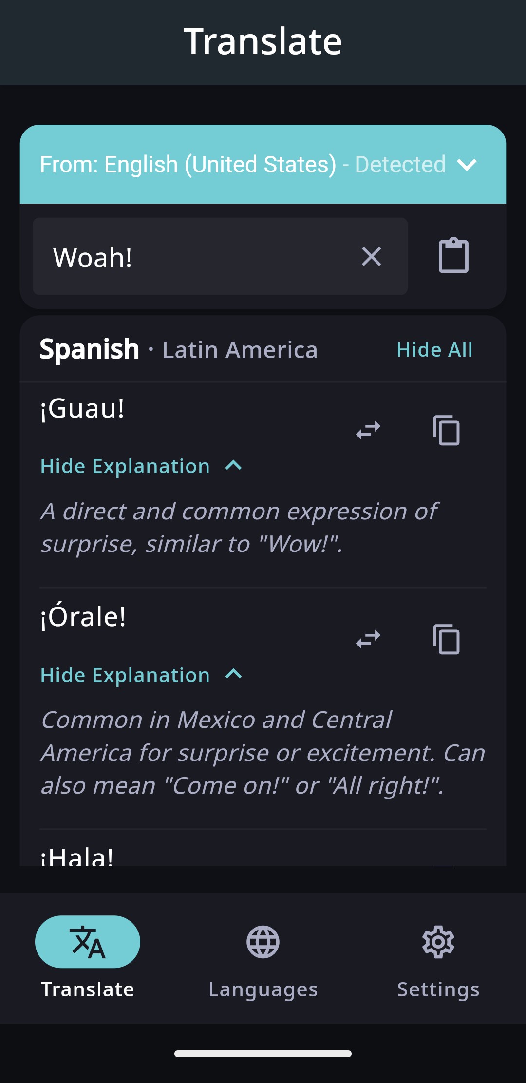 Polyngo Translate screenshot